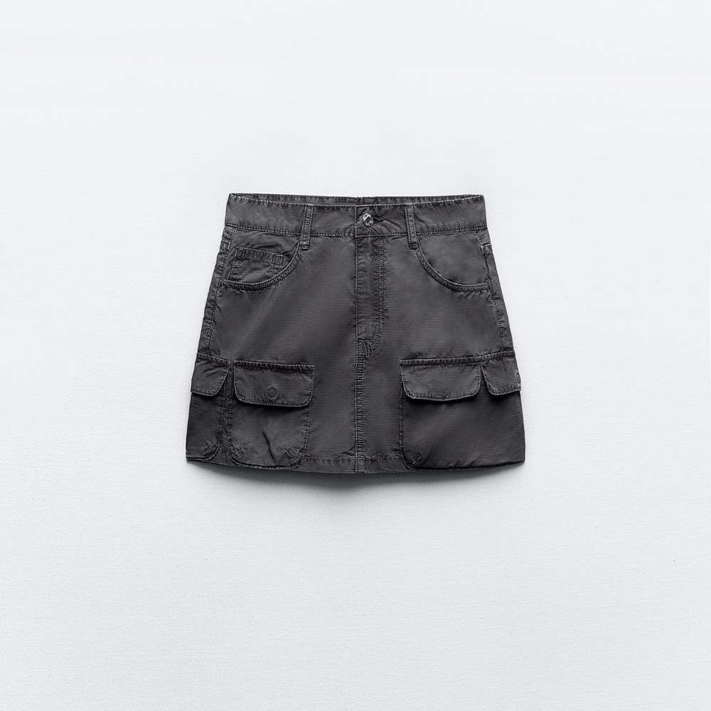 ZARA CARGO MINI SKIRT